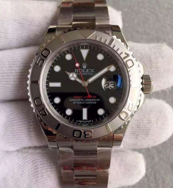 Rolex Yacht-Master 116622 Noob Black Dial SS Bracelet A2824