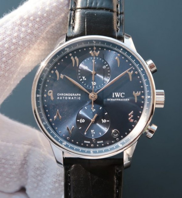 IWC YLF Portuguese Chrono Dubai limited Edition Blue Dial