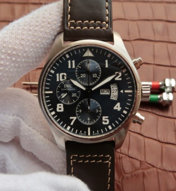 IWC ZF Pilot Chrono 377706 Le Petit Prince Leather Strap