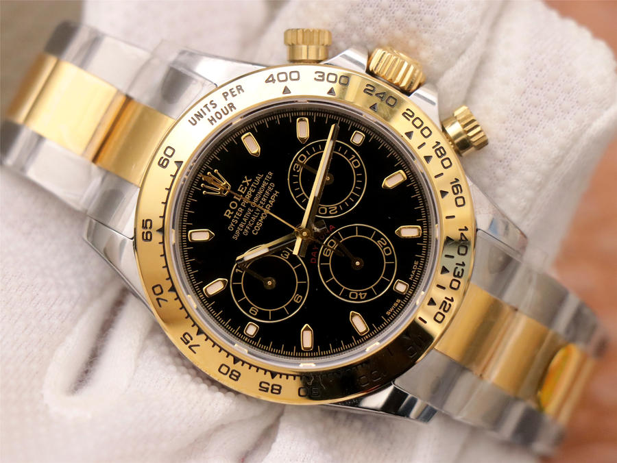 Rolex Daytona  TWO-TONE 1:1 Super Clone 4130