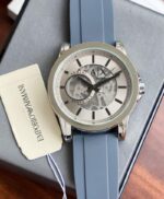 Armani Exchange Transparent Dial Timepiece - gallery