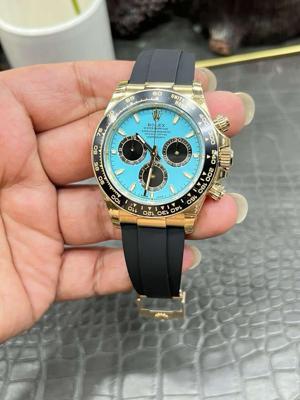 Rolex Daytona Super Clone 126518LN Tiffany Dial 40mm - gallery