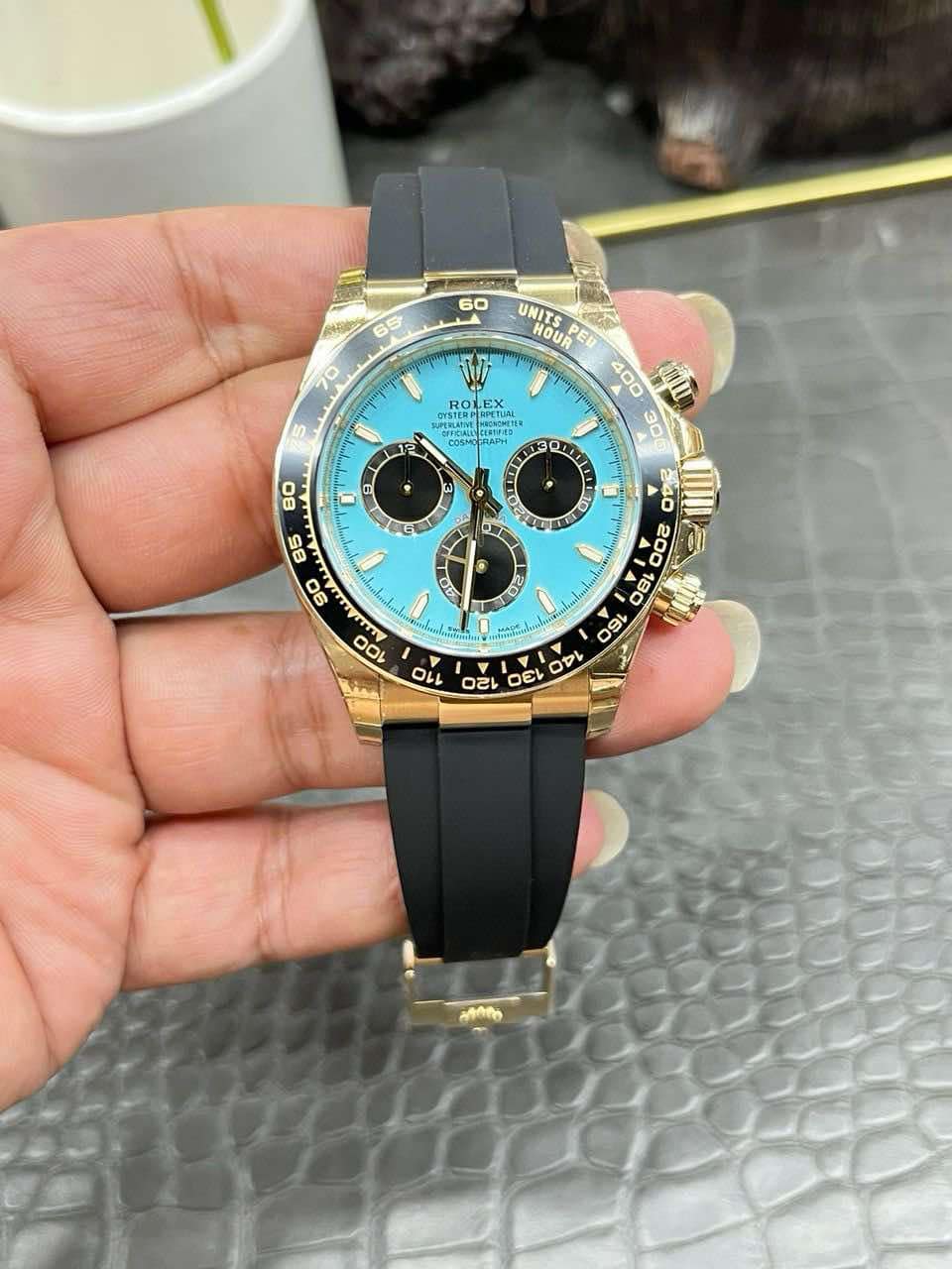 Rolex Daytona Super Clone 126518LN Tiffany Dial 40mm - gallery