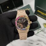Audemars Piguet Royal Oak Open Worked Rosegold Diamond - gallery