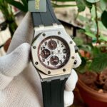 Audemars Piguet Chronograph Silver Bezel Case White Quartz - gallery
