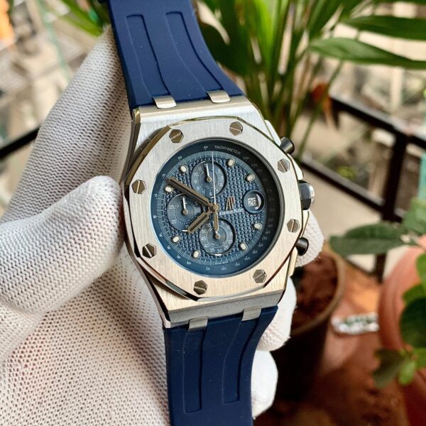 Audemars Piguet Royal Oak Leather Black Dial - gallery
