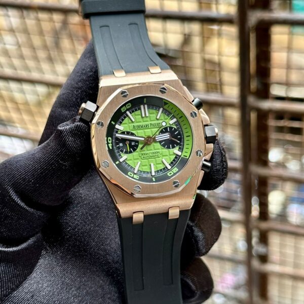 Audemars Piguet Royal Oak Leather Black Dial - gallery