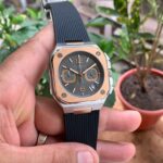Bell & Ross BR-05 Urban Chronograph with Rosegold Bezel - gallery