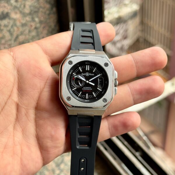 Bell & Ross Burning Skull Grey Broad Square - gallery