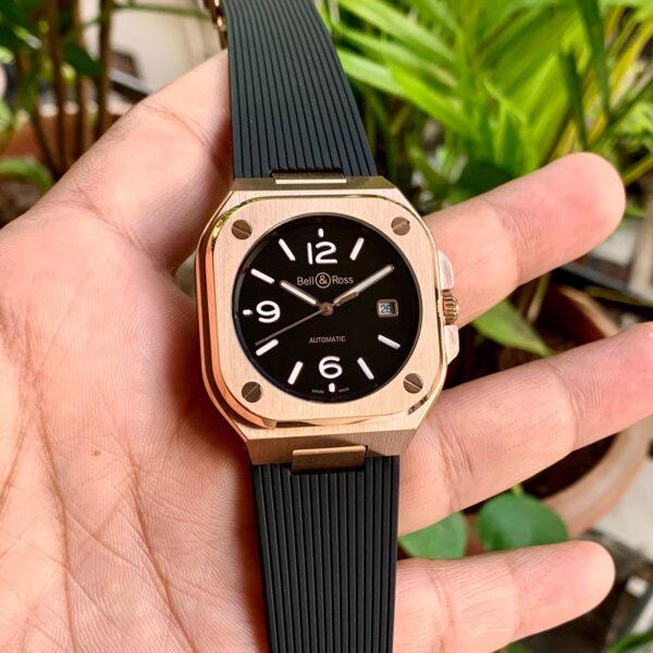 Bell & Ross Burning Skull Grey Broad Square - gallery
