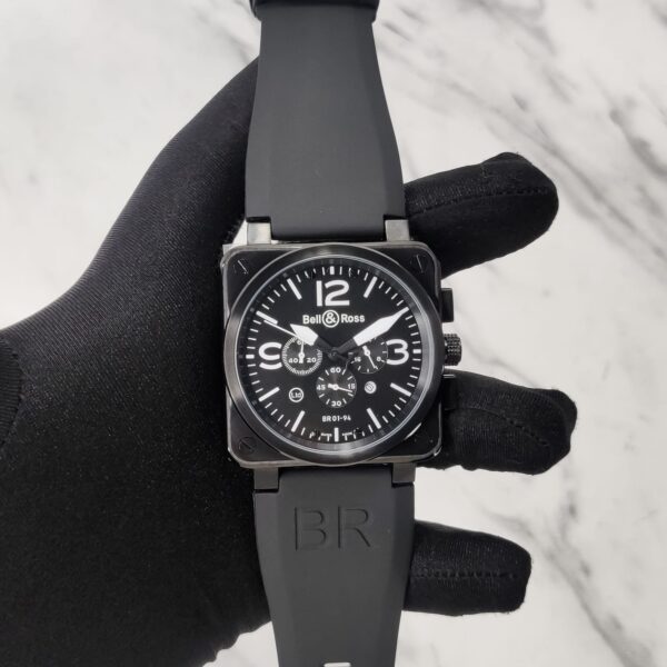Bell & Ross BR-05 Urban Chronograph Black and White - gallery