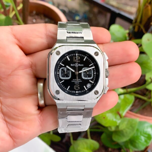Bell & Ross BR-05 Urban Chronograph Black and White - gallery