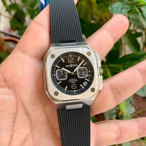 Bell & Ross BR-05 Urban Chronograph Silver Dial - gallery