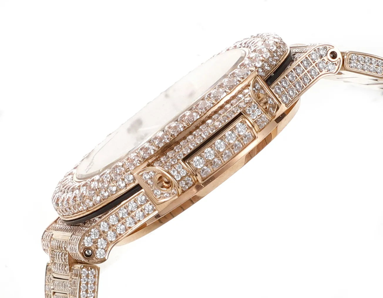 Patek Philippe Rose Gold Diamond Watch - gallery