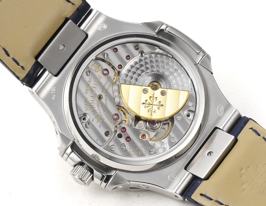 TW Patek Philippe Nautilus Blue Strap Watch - gallery