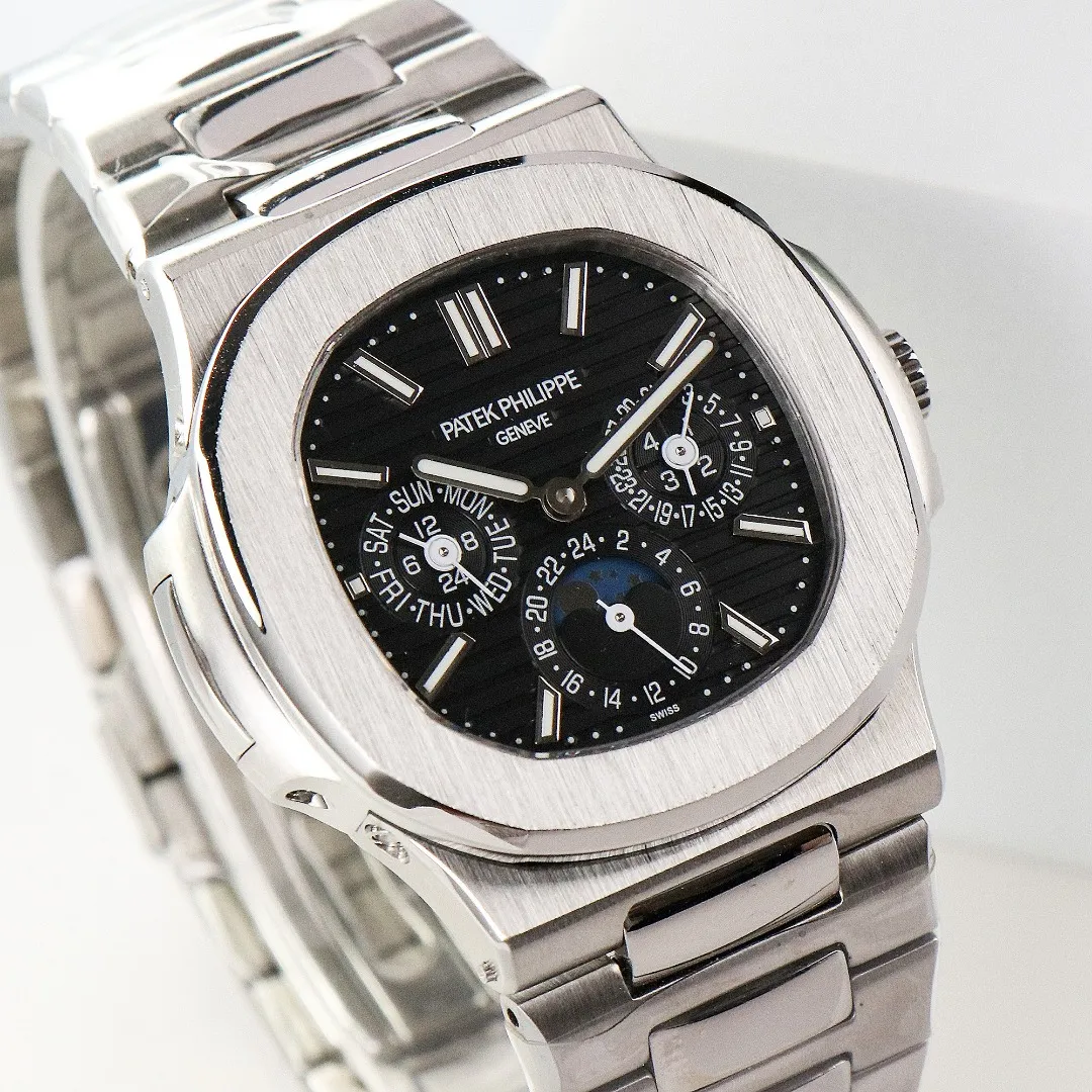 Patek Philippe Nautilus Black Perpetual Calendar - gallery