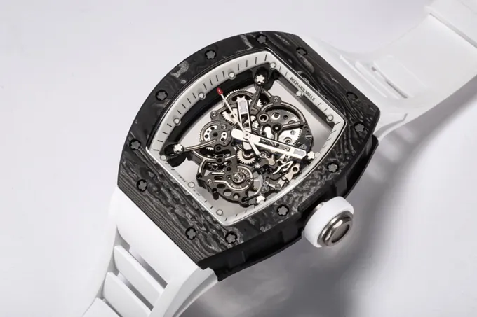 Richard Mille RM055 Black Carbon Fiber Watch - gallery