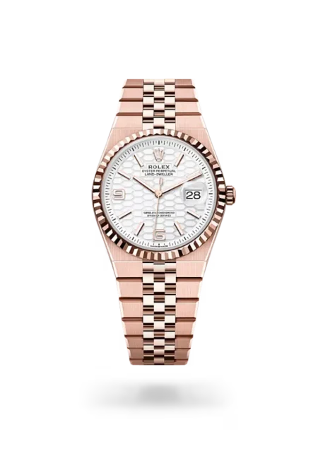 Rolex Super Clone Land Dweller 36mm Everose Gold