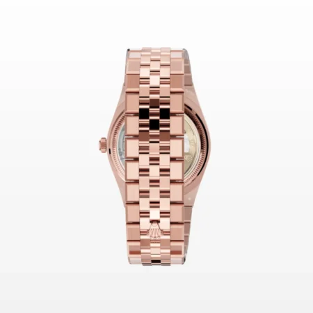 Rolex Super Clone Land Dweller 36mm Everose Gold and Diamonds - gallery