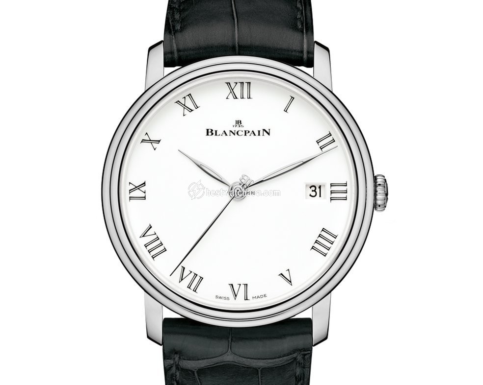 Blancpain Villeret Mens watch Unisex Automatic White gold 6630-1531-55B