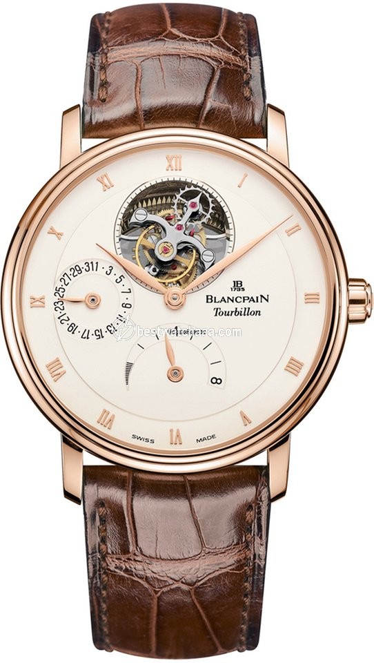 Blancpain Villeret Mens watch Unisex Automatic Rose gold 6025-3642-55b