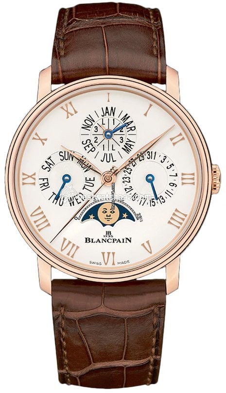 Blancpain Villeret Mens watch Unisex Automatic Rose gold 6656-3642-55b
