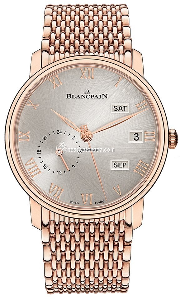 Blancpain Villeret Mens watch Unisex Automatic Rose gold 6670a-3642-mmb