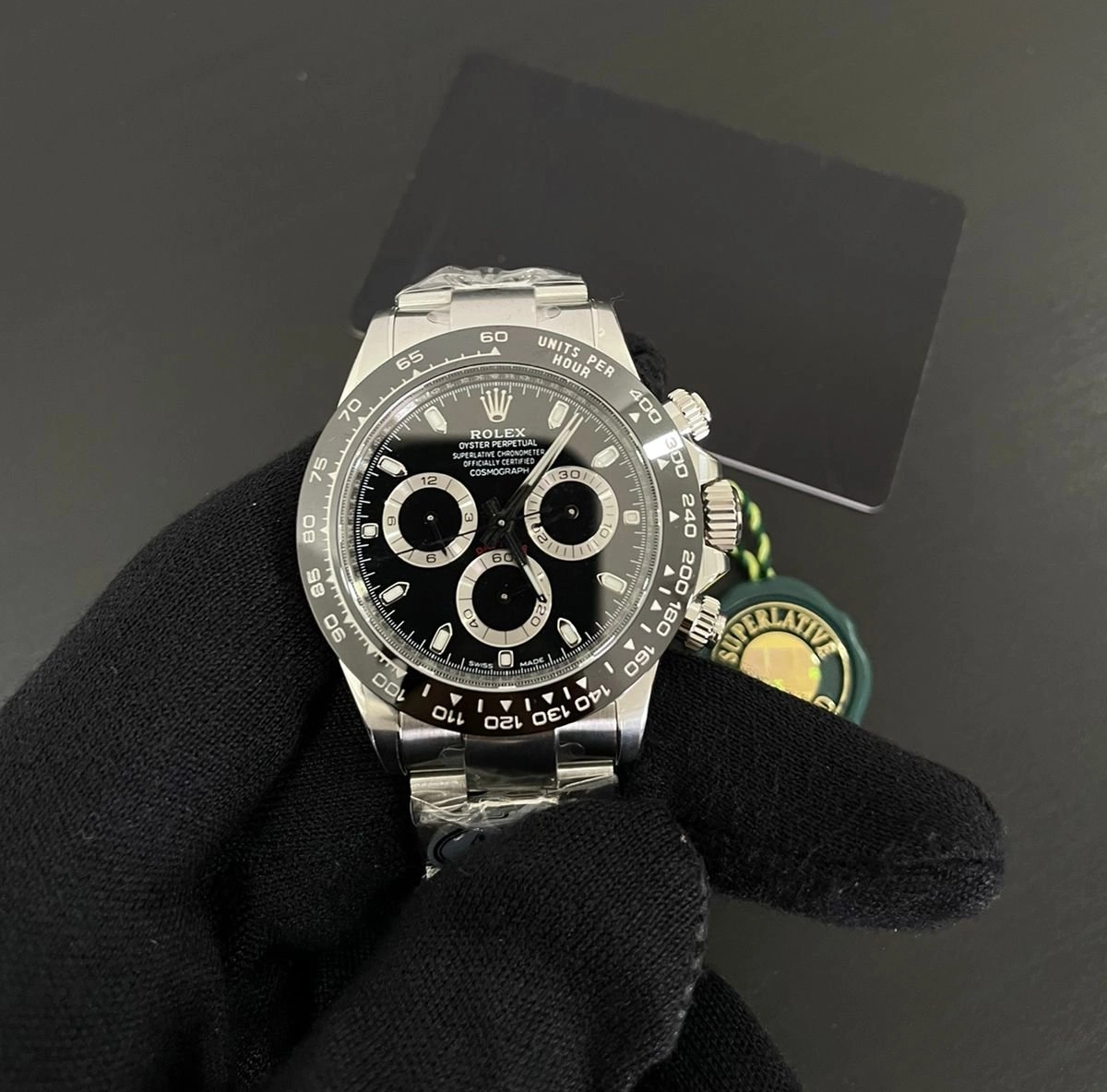 Superclone Rolex Daytona  Reverse Panda  Black Dial 116500LN - gallery