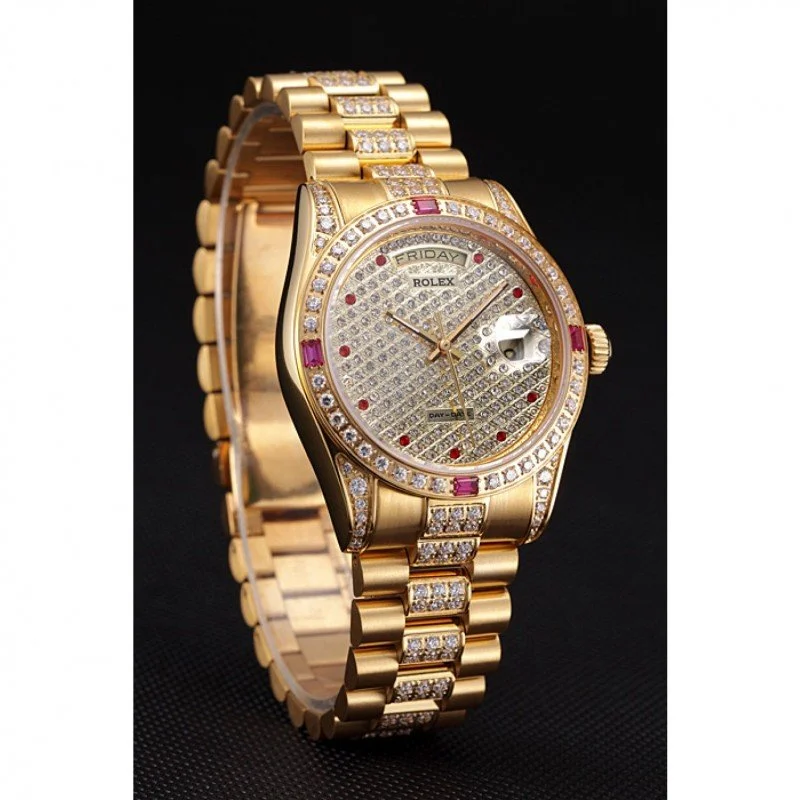 Superclone Rolex Day-Date 37mm Diamond Dial 621614 - gallery