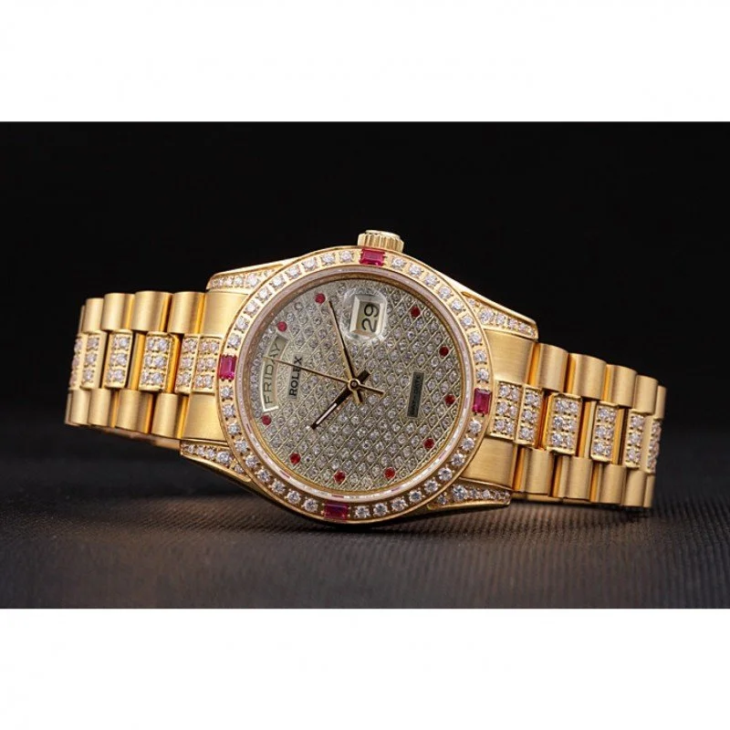 Superclone Rolex Day-Date 37mm Diamond Dial 621614 - gallery