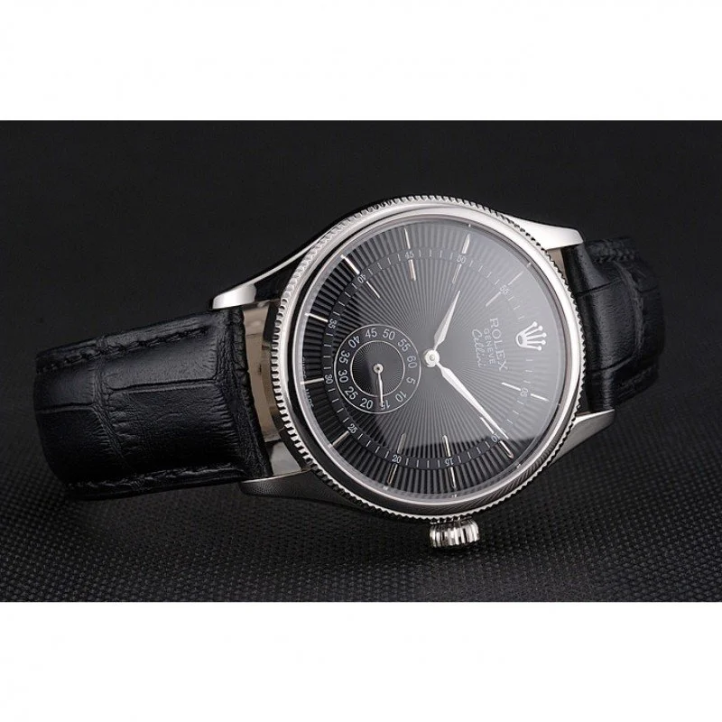 Superclone Rolex Cellini 38mm Black Dial REP016790 - gallery