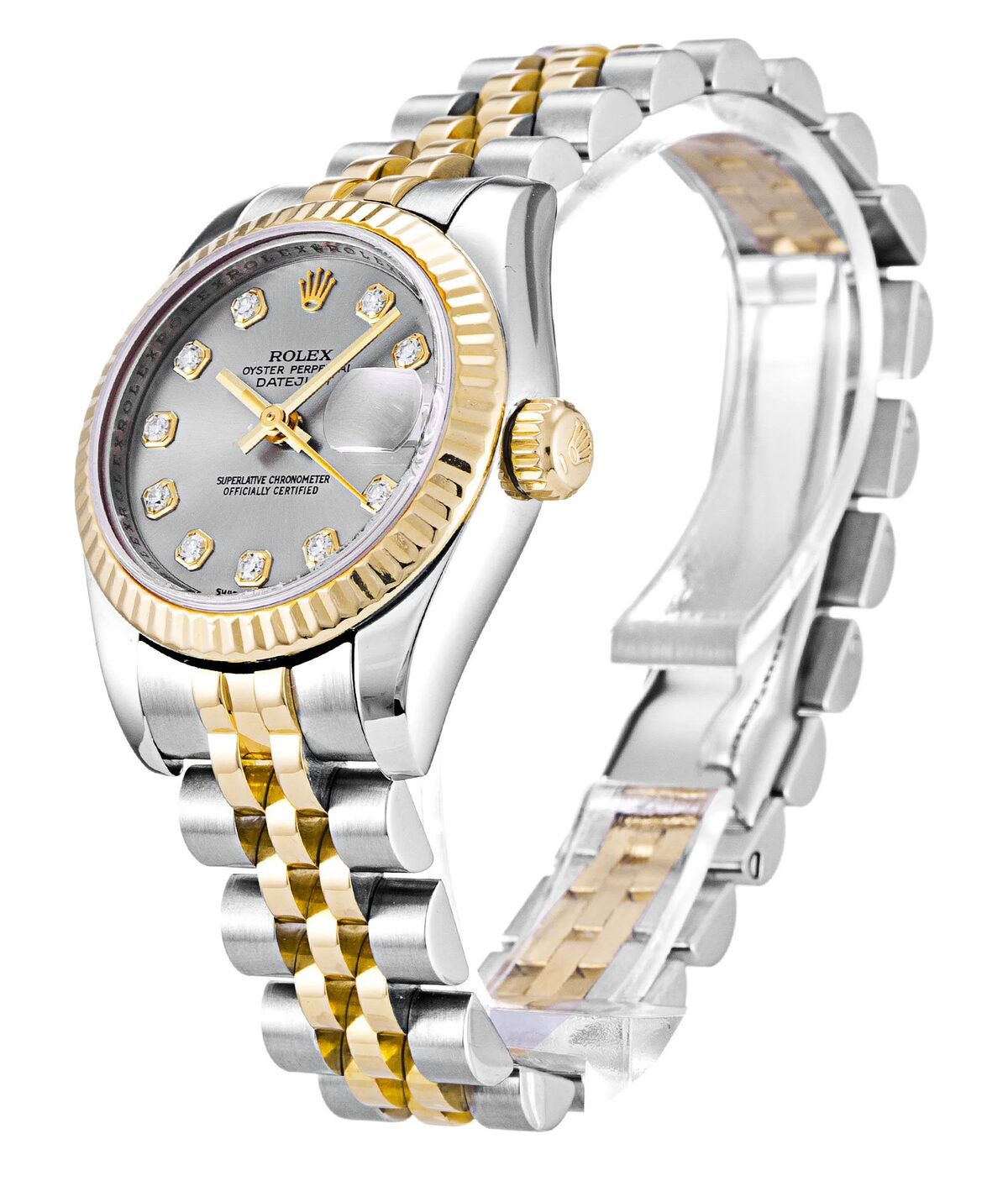 Rolex Lady-Datejust 26mm Silver Dial 179173 - gallery
