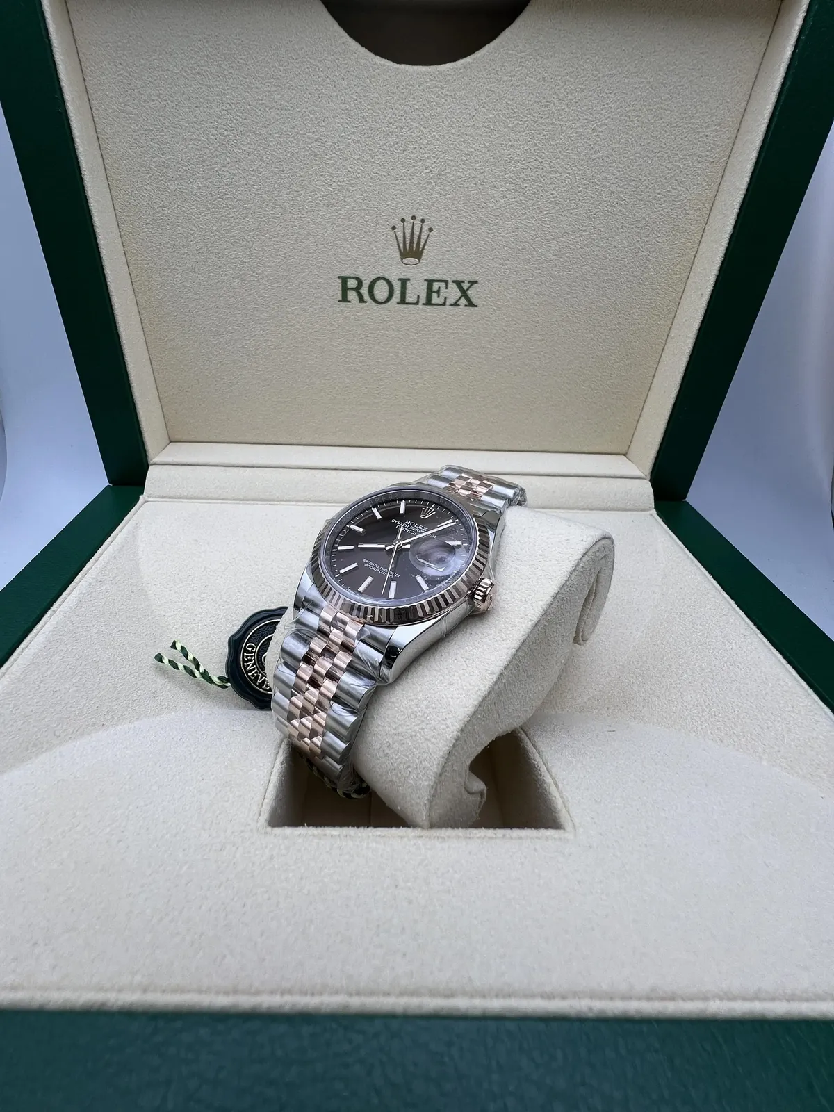 Superclone Rolex Datejust 36 mm Chocolate Dial 126231 Jubilee - gallery