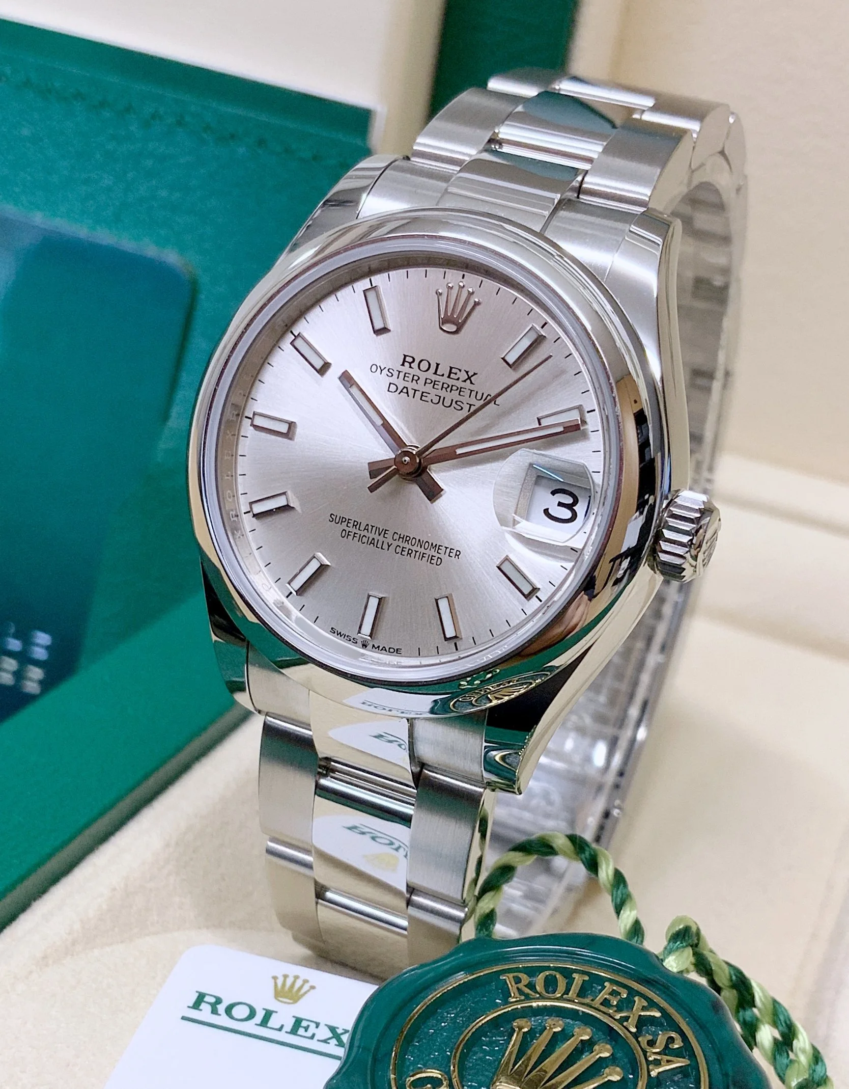 Superclone Rolex Datejust 31mm Silver Dial 278240 - gallery