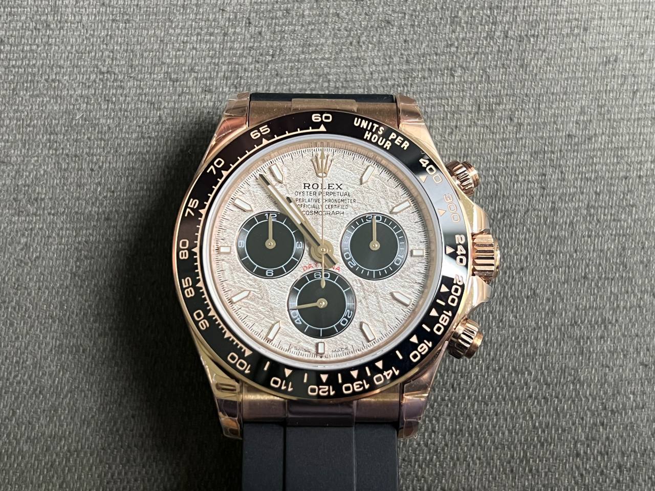 Superclone Rolex Daytona 40 mm 126515LN Meteorite Dial - gallery