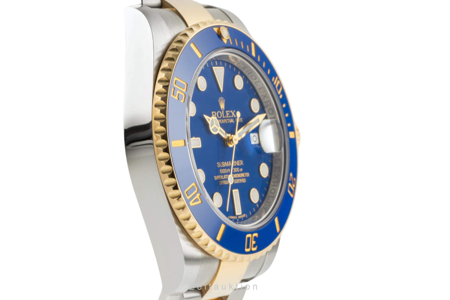 Superclone Rolex Submariner 40mm Blue Dial 116613LB  Bluesy - gallery