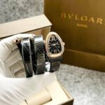 Bvlgari Serpenti Spiga Rose Gold Black Dial - gallery