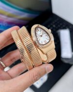 Bvlgari Serpenti Tubogas Rose Gold White Dial - gallery