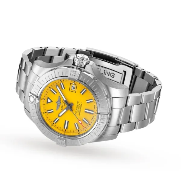 Breitling Avenger Men Automatic Yellow Stainless Steel Watch A17319101I1A1 - gallery