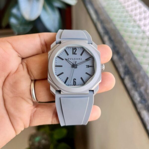 Bvlgari Octo Solotempo Silver Black Dial 44mm - gallery