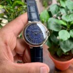 Cartier Ballon Bleu Gents Blue Dial Leather - gallery