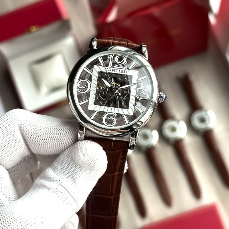 Cartier Ballon Skeleton White Dial  Watch - gallery