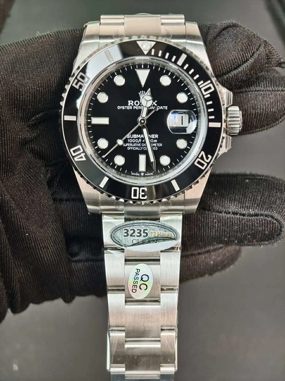 Rolex Submariner Black Dial 126610LN Super Clone 41mm 3235 Movement - gallery