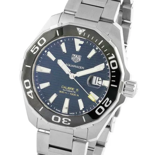 TAG Heuer Aquaracer Men Automatic Black Stainless Steel Watch WAY201A.BA0927 - gallery