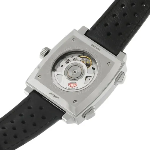 TAG Heuer Monaco Men Automatic Blue Leather Watch CAW211P.FC6356 - gallery