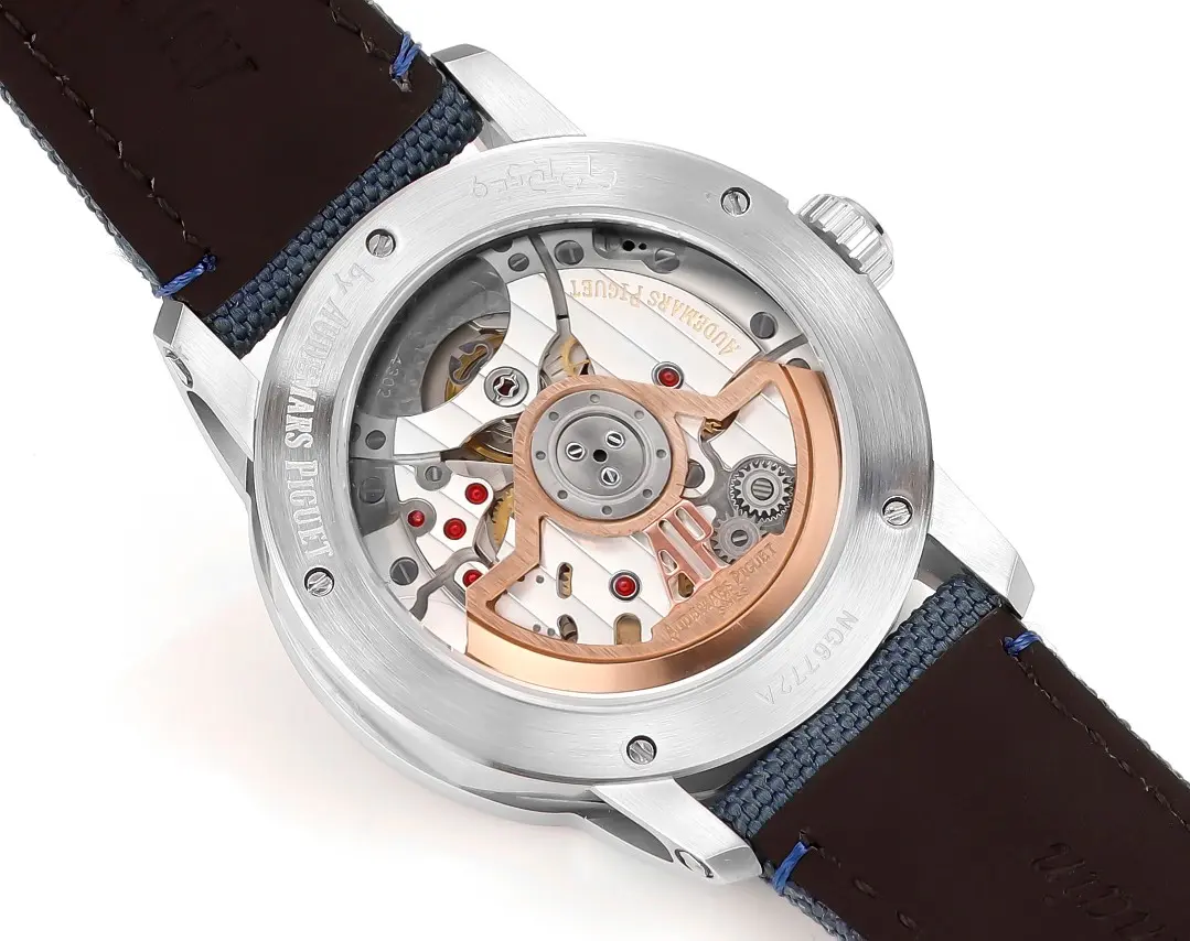 watch Audemars Piguete CODE 11.59 Automatic Watch   Night Blue Dial, Stainless Steel Case, Blue Fabric Strap, 41mm - gallery