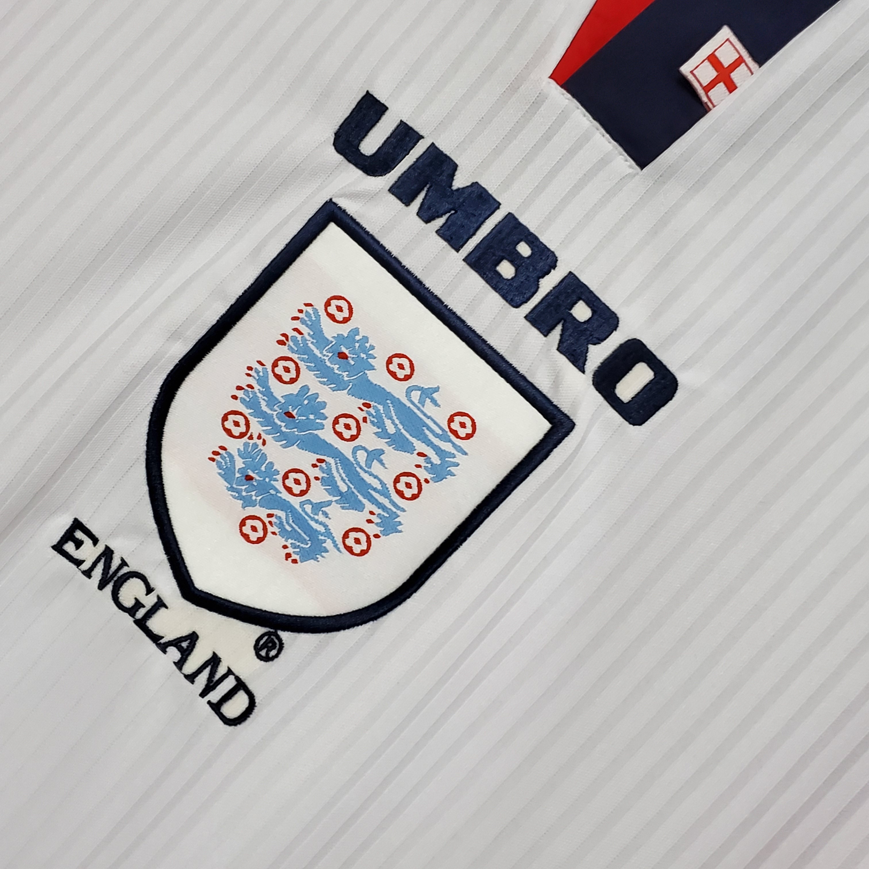 1998 England World Cup Home Retro Jersey Long Sleeve - view 5