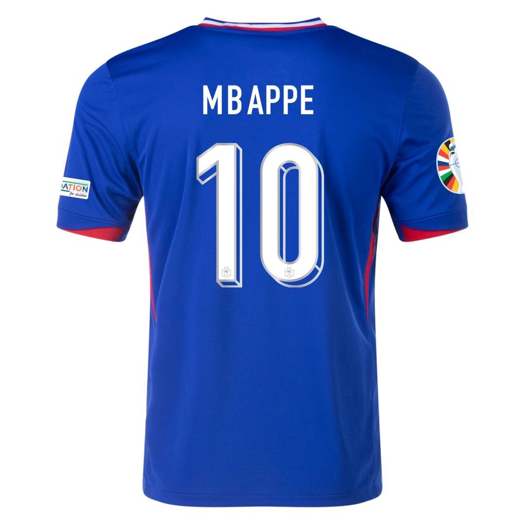 2024 France MBAPPE #10 Euro Cup Home Jersey