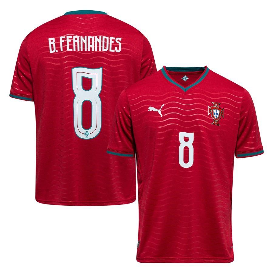 Portugal Home Shirt World Cup 2026 B. FERNANDES 8