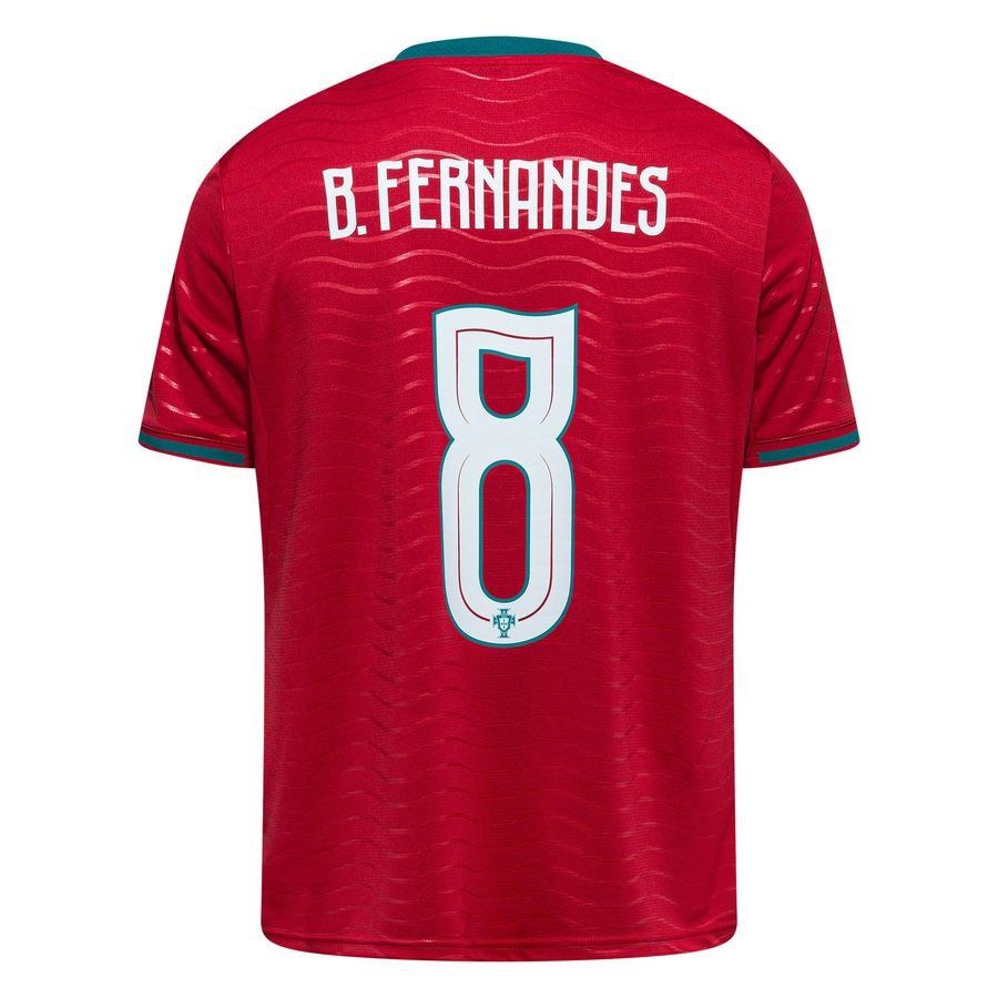 Portugal Home Shirt World Cup 2026 B. FERNANDES 8 - view 3
